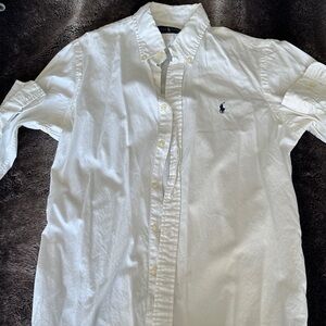 Ralph Lauren White Button Down Shirt